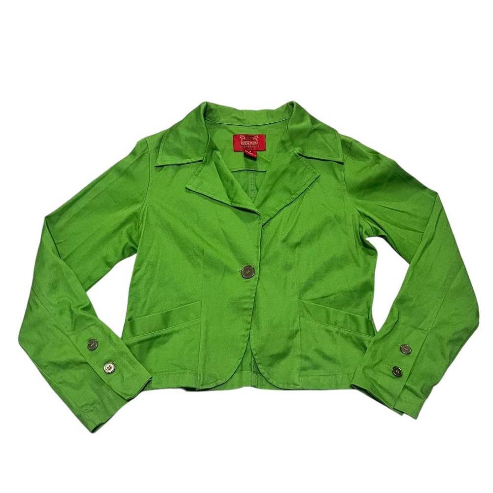 Vintage Paris Blues Lightweight Green Blazer Size M